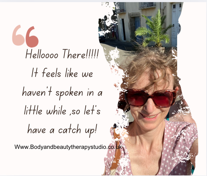 Hello there it feels like we haven’t spoken for a while so let’s have a catchup